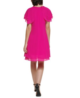 Jessica Howard Tiered Chiffon Dress ...